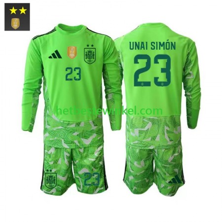 Spanje Unai Simon 23 Voetbalshirts Doelman Kind Third 2026-27 - LS Spanje Unai Simon 23 Voetbalshirts Doelman Kind Third 2026-27 - LS